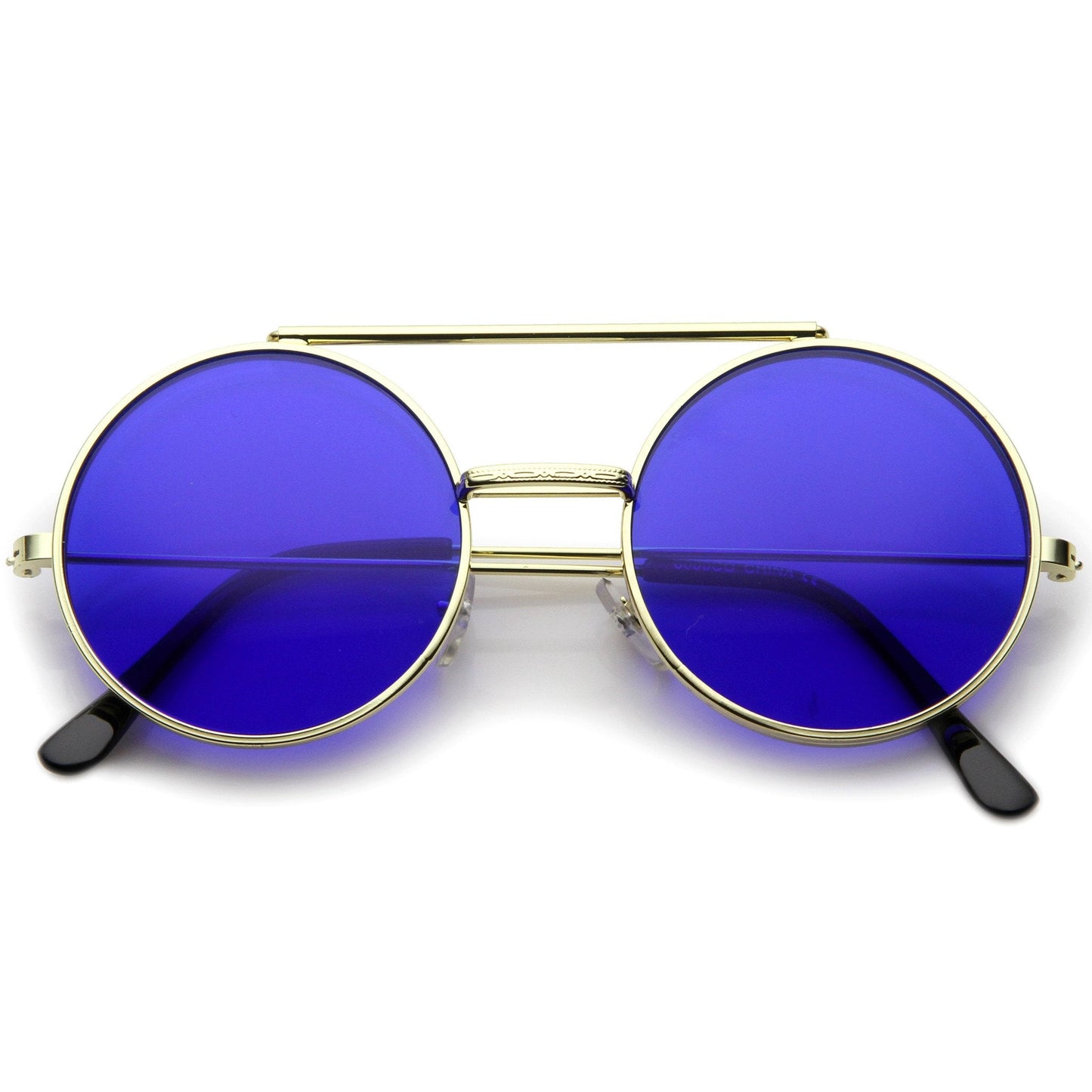 Steampunk Vintage Circle Round Flip Up Vintage Sunglasses 8793