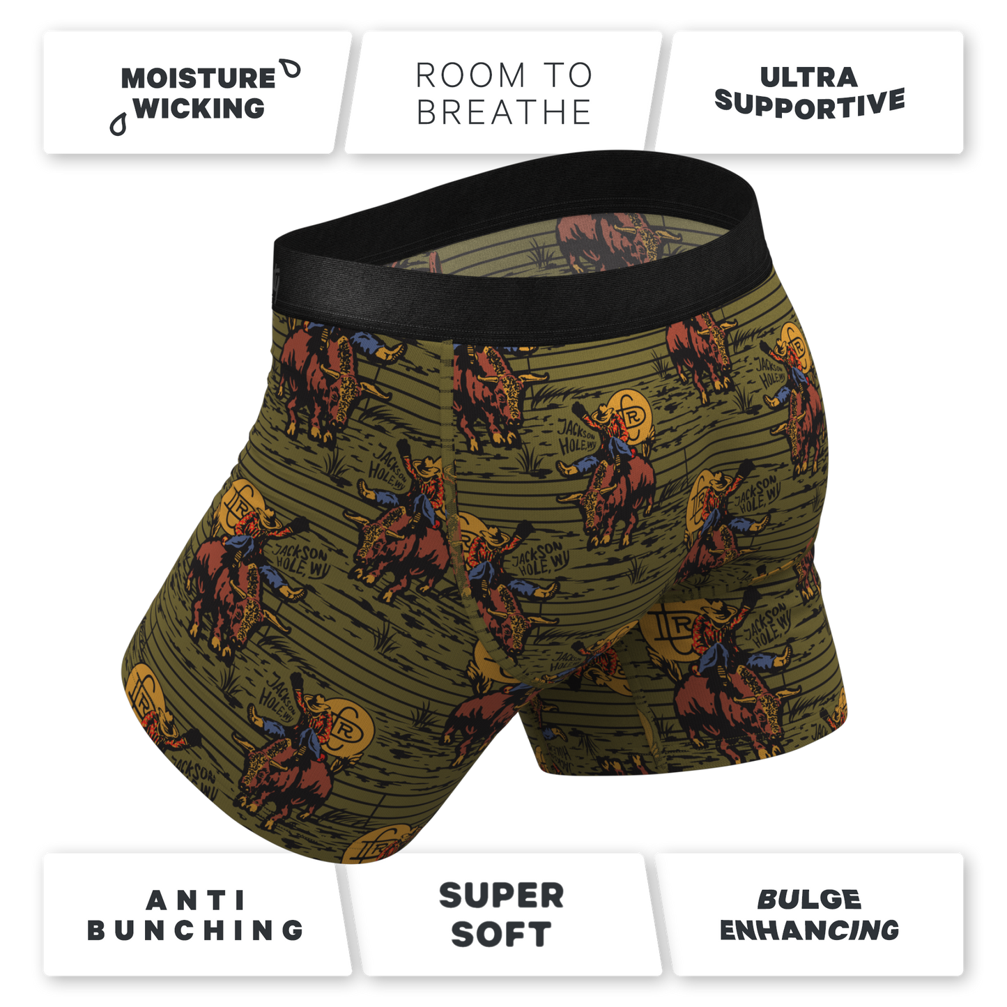 The 1912 | Western Shinesty x Diamond Cross Ranch Ball Hammock® Pouch Underwear