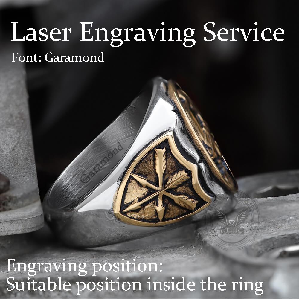 1936 Hobo Nickels Liberty Stainless Steel Skull Ring