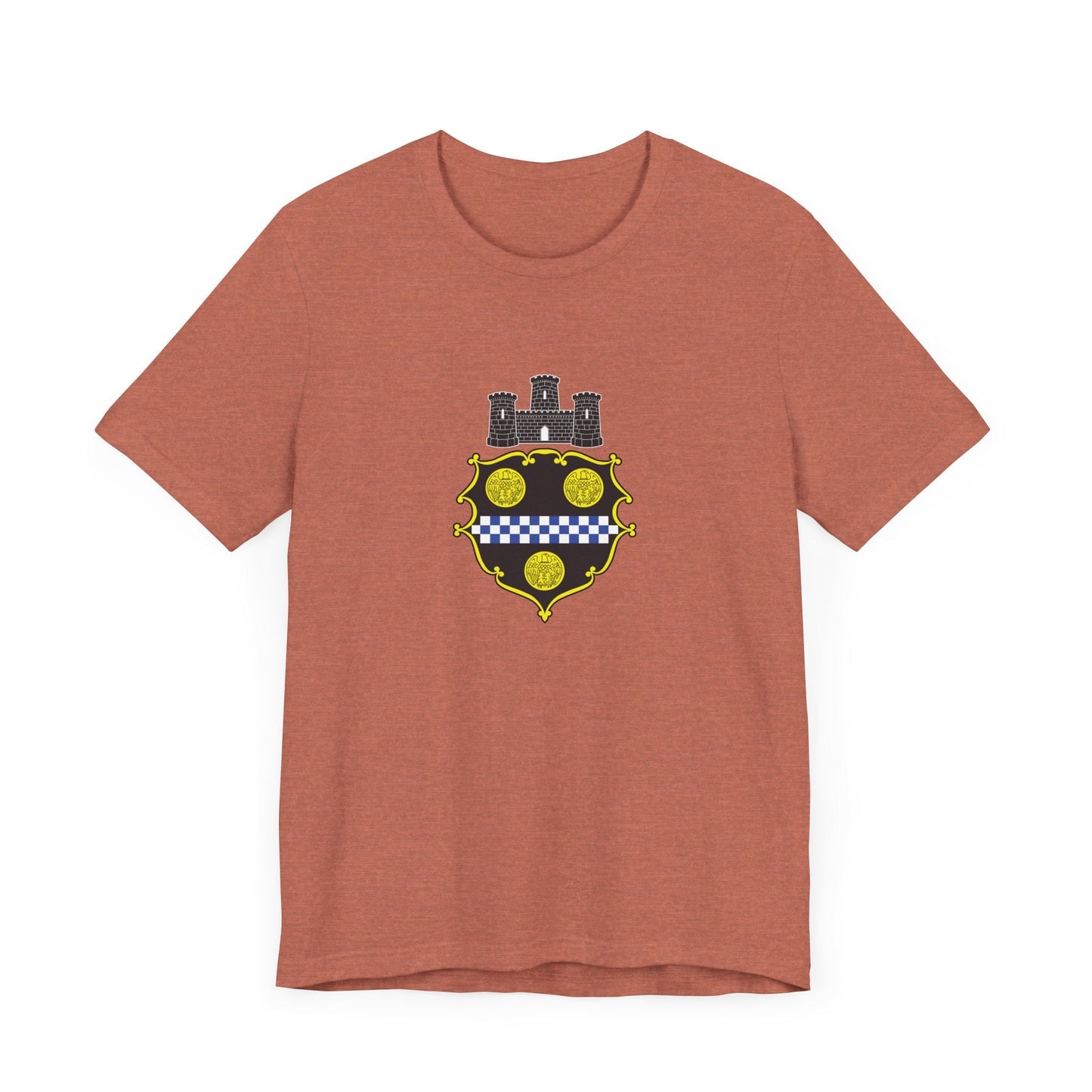 City of Pittsburgh Coat of Arms Premium Soft Cotten T-Shirt