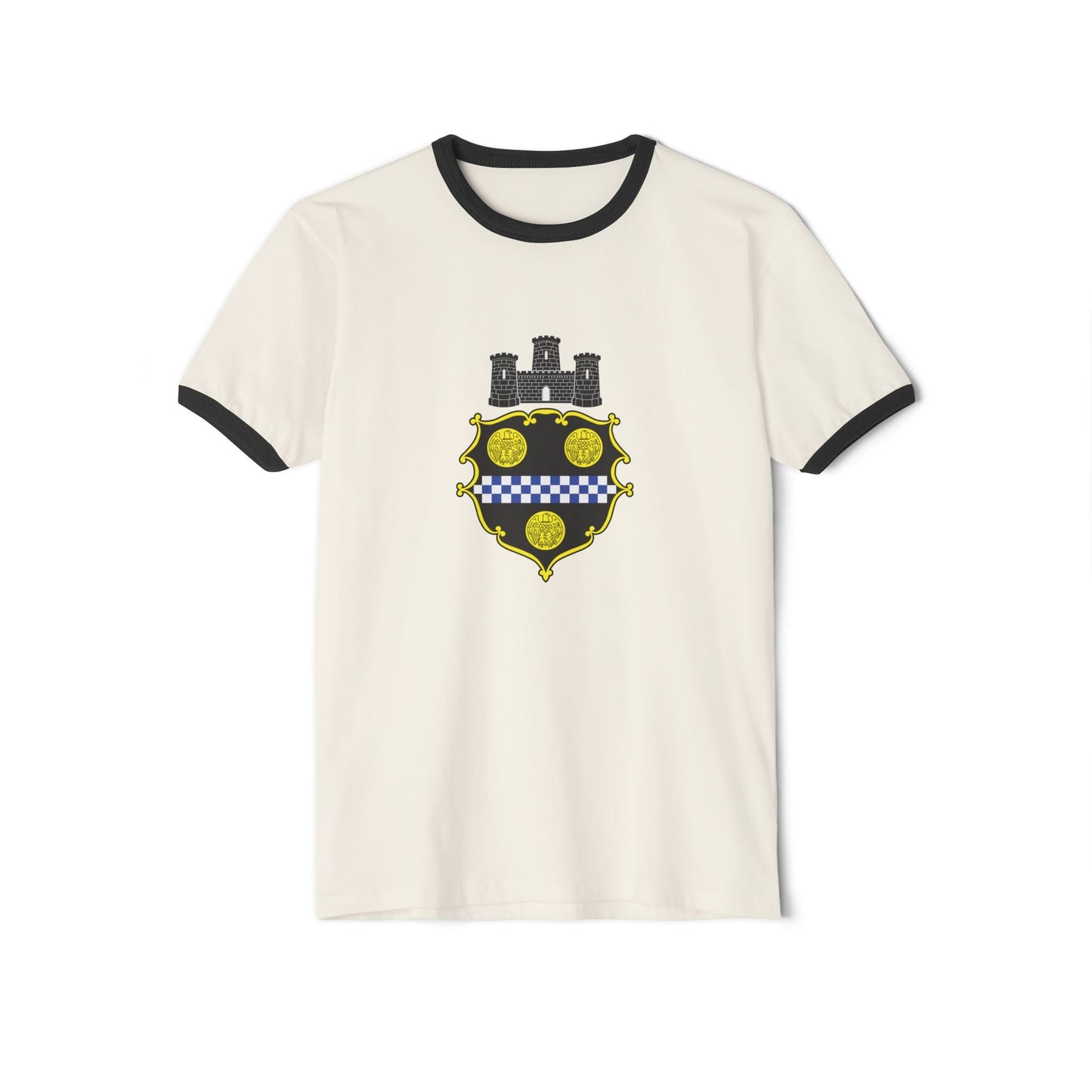 City of Pittsburgh Coat of Arms Classic Ringer T-shirt - Next Level 3604