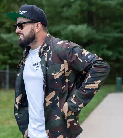 Protective Camouflage Shirt "Knight Hawk" - Dark Color with Pads