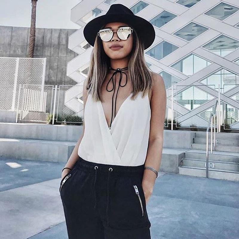 Oversize Thin Cross Brow Mirrored Flat Lens Sunglasses A545