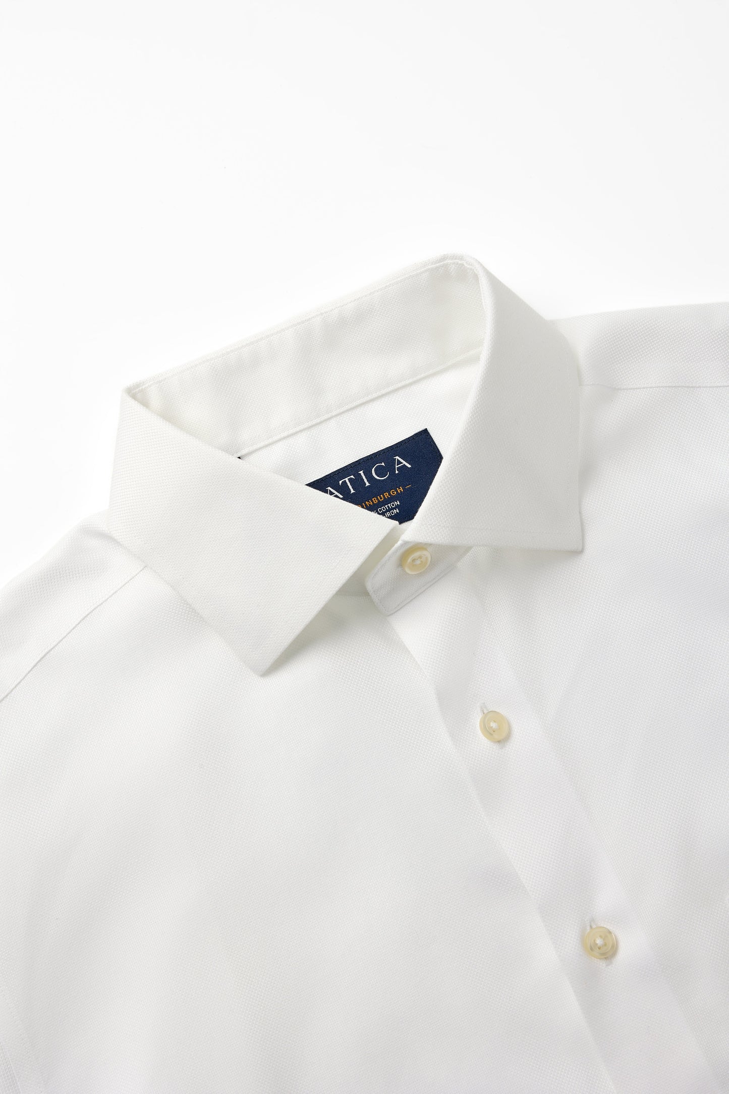 Edinburgh Cufflink White Shirt