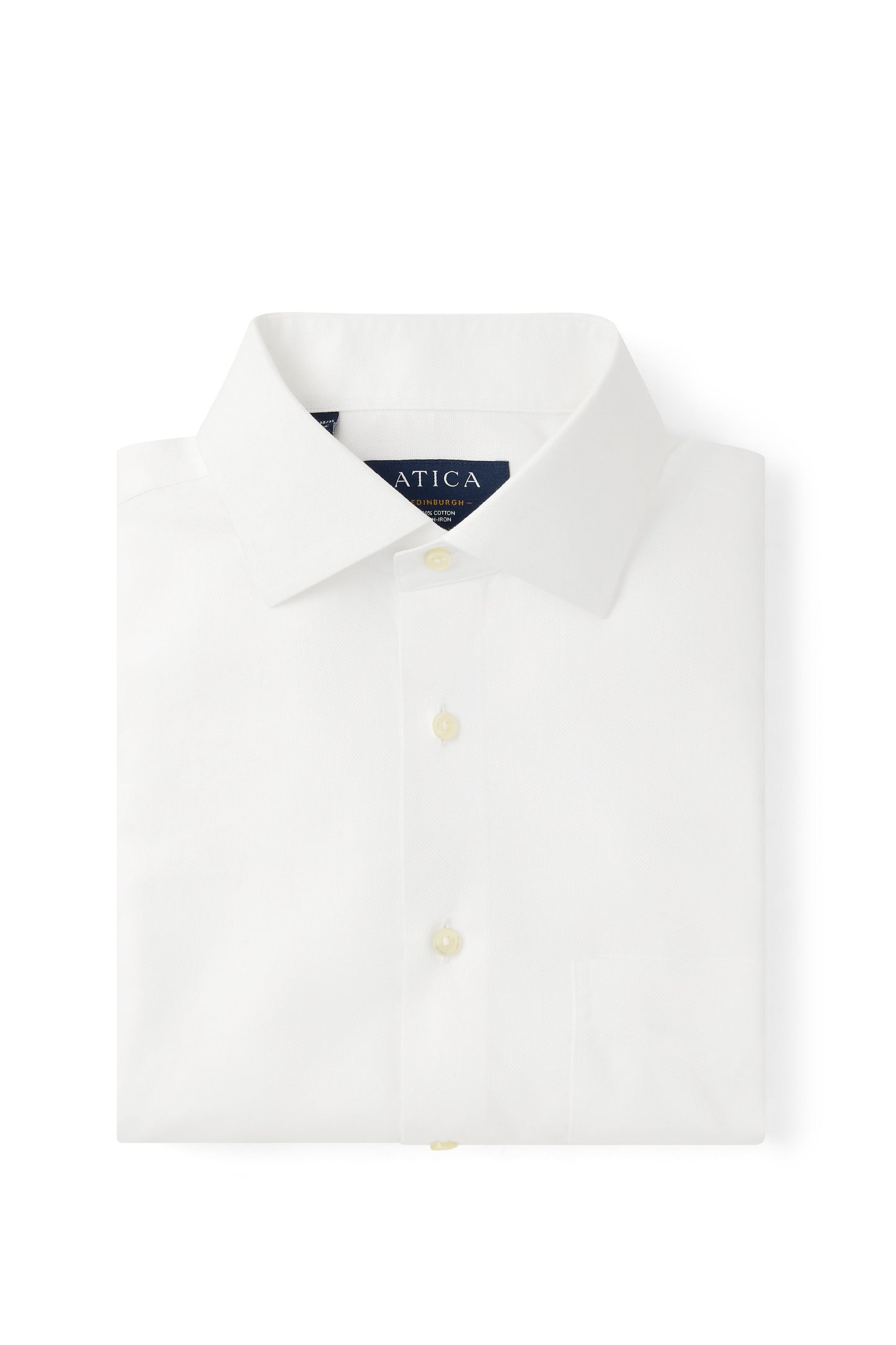 Edinburgh Cufflink White Shirt