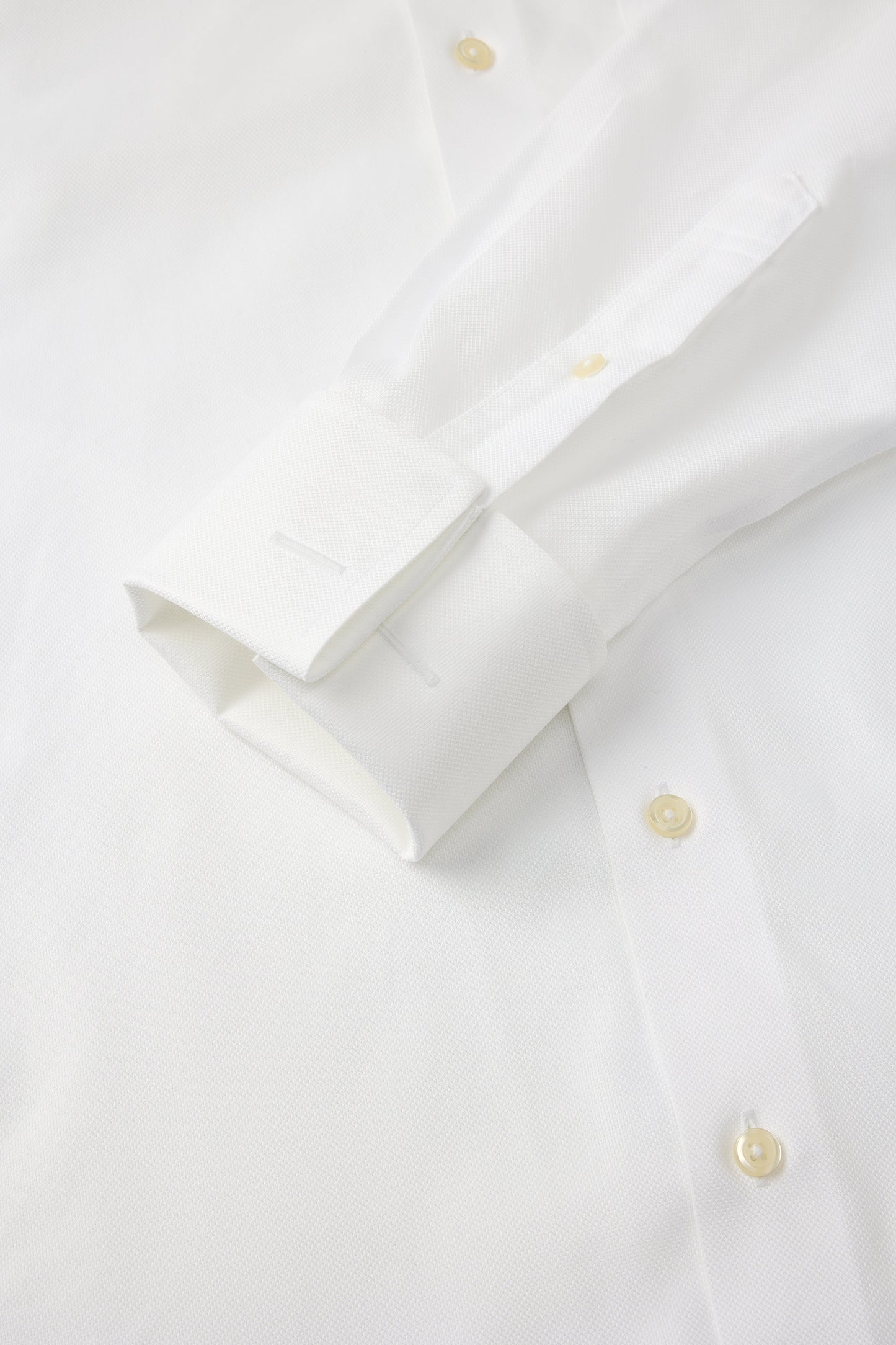 Edinburgh Cufflink White Shirt