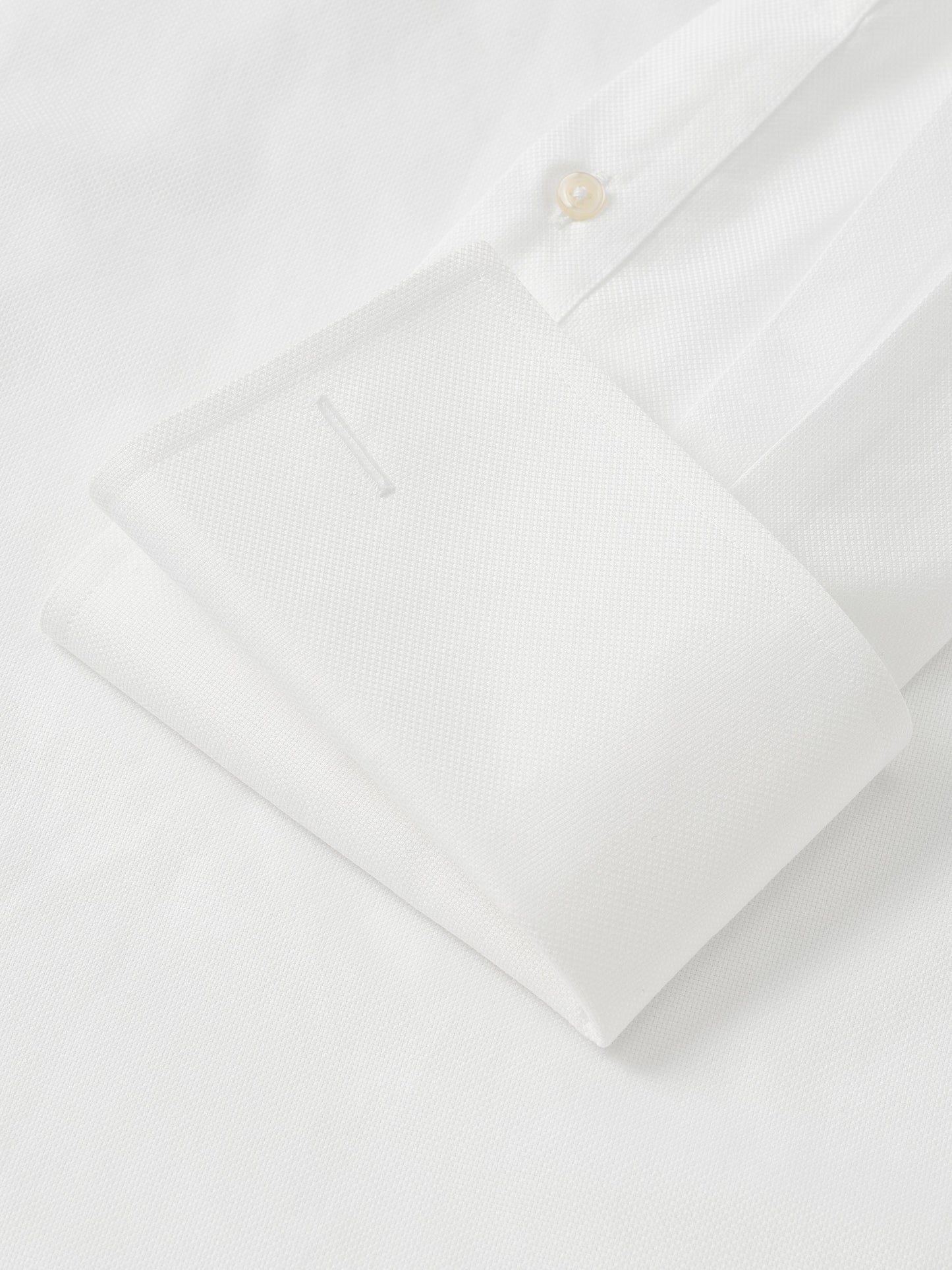 Edinburgh Cufflink White Shirt