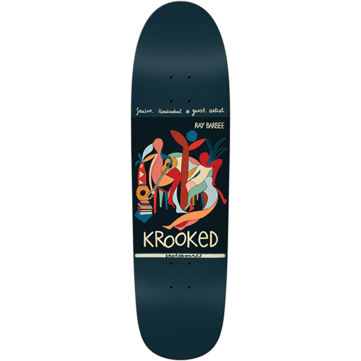 Krooked Barbee Little Postcards Skateboard Deck - 8.8″
