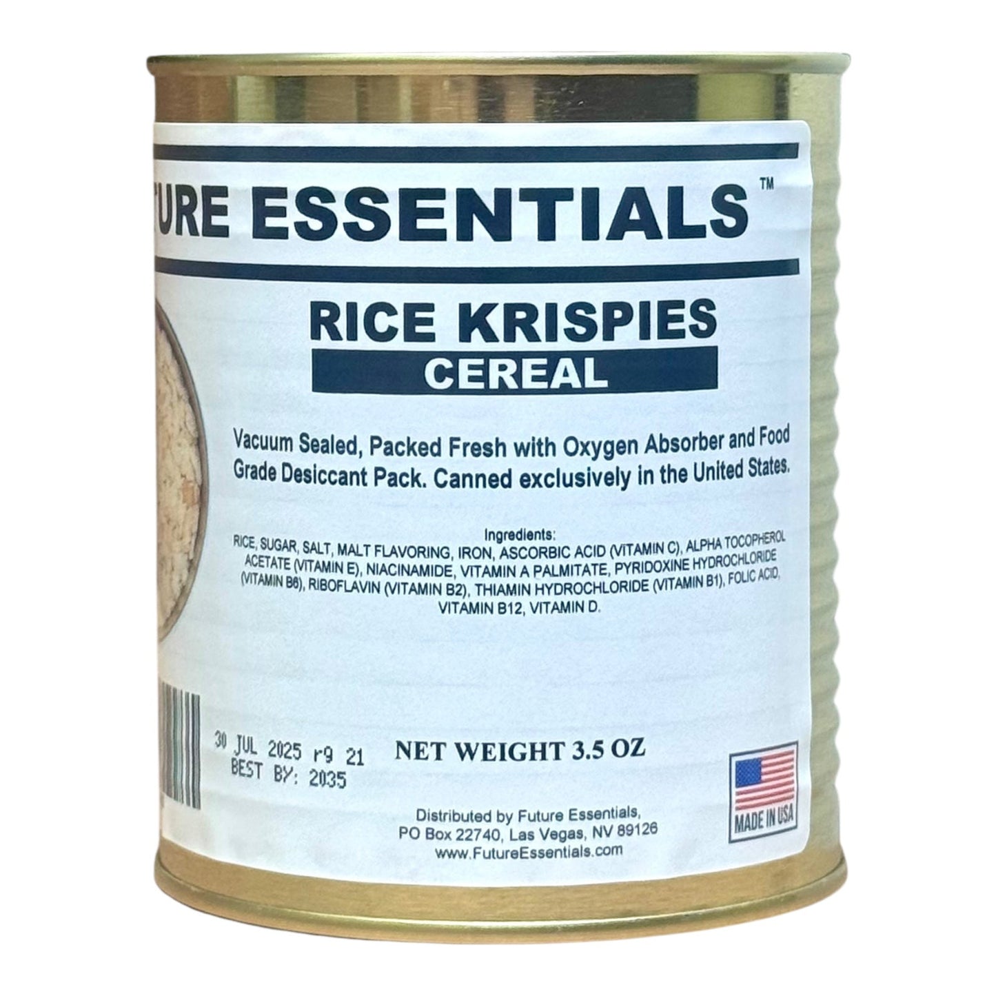 Case (12 Cans) of Future Essentials Canned Breakfast Cold Cereal Variety and Milk
