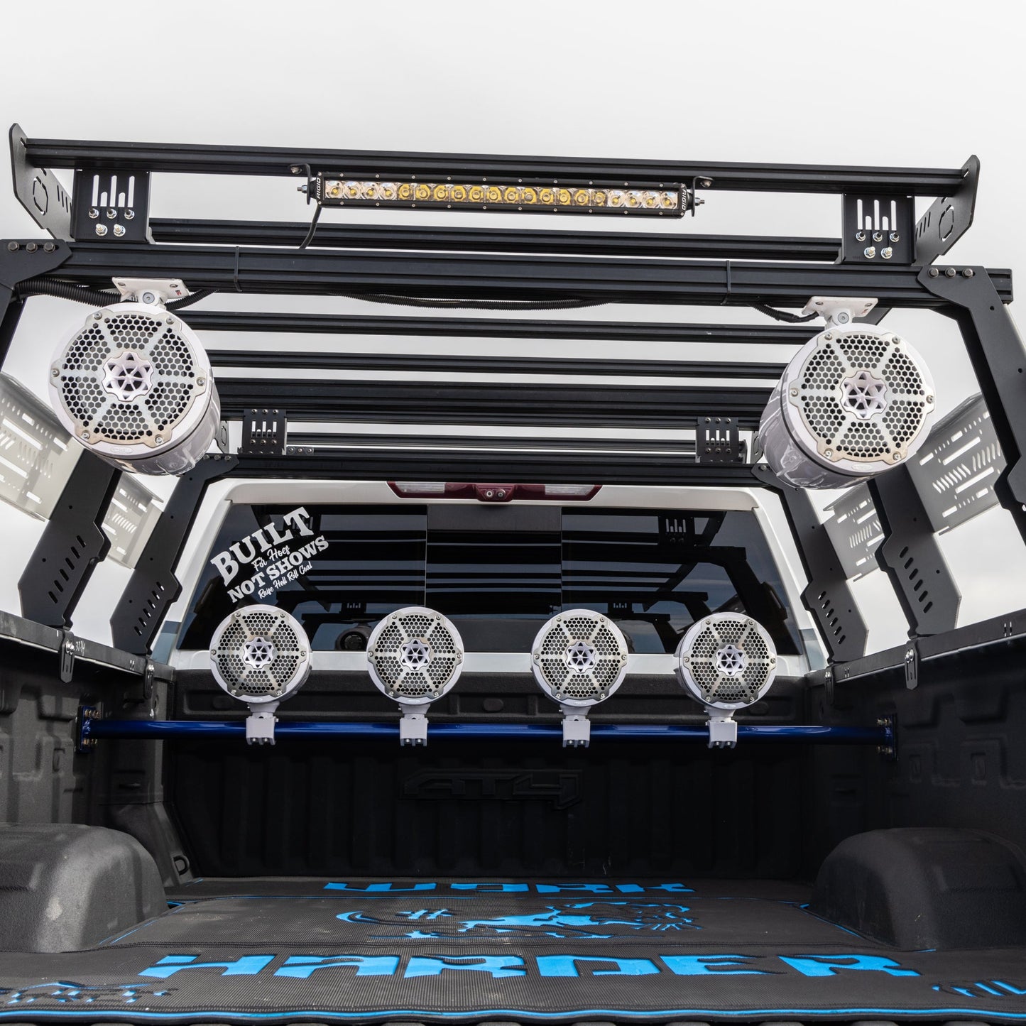 NXL 10" Neodymium Marine and Powersports Towers with Built-in Passive Radiator, 1" Driver and LED RGB Lights 300 Watts Rms