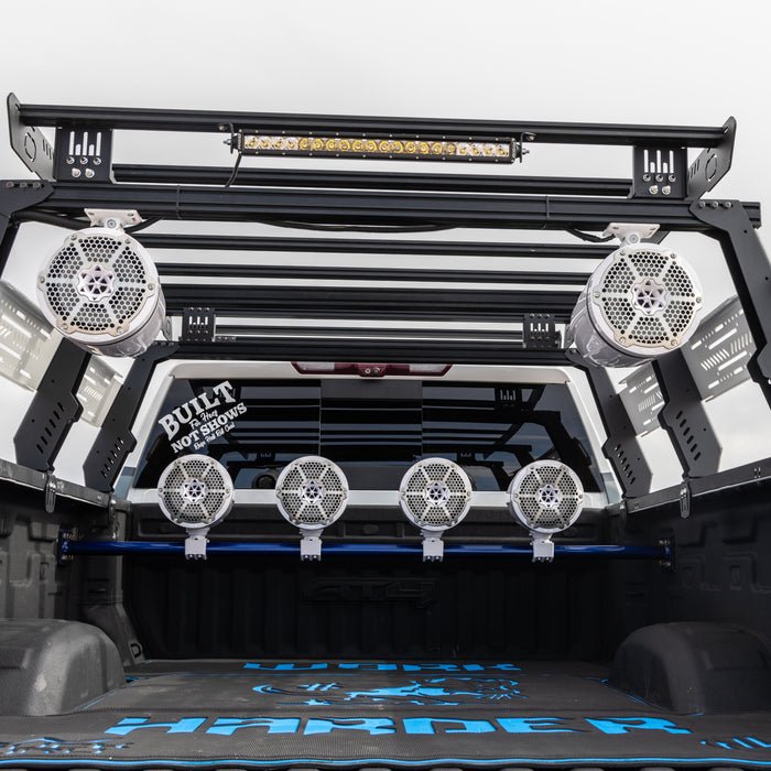 NXL 10" Neodymium Marine and Powersports Towers with Built-in Passive Radiator, 1" Driver and LED RGB Lights 300 Watts Rms -White