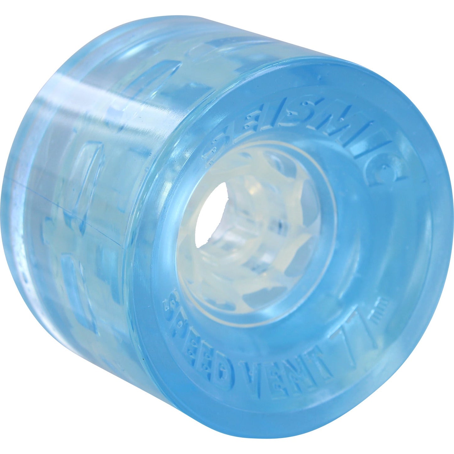 Seismic Speed Vent 77x55mm 77a Wheels - Crystal Clear Blue (Set of 4)