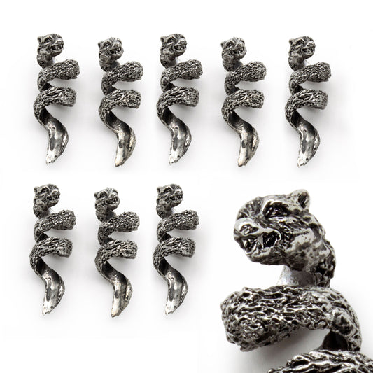 Fenrir Beard Rings (Silver - 8)