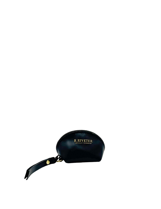 Clara Mini Pouch | Black Leather