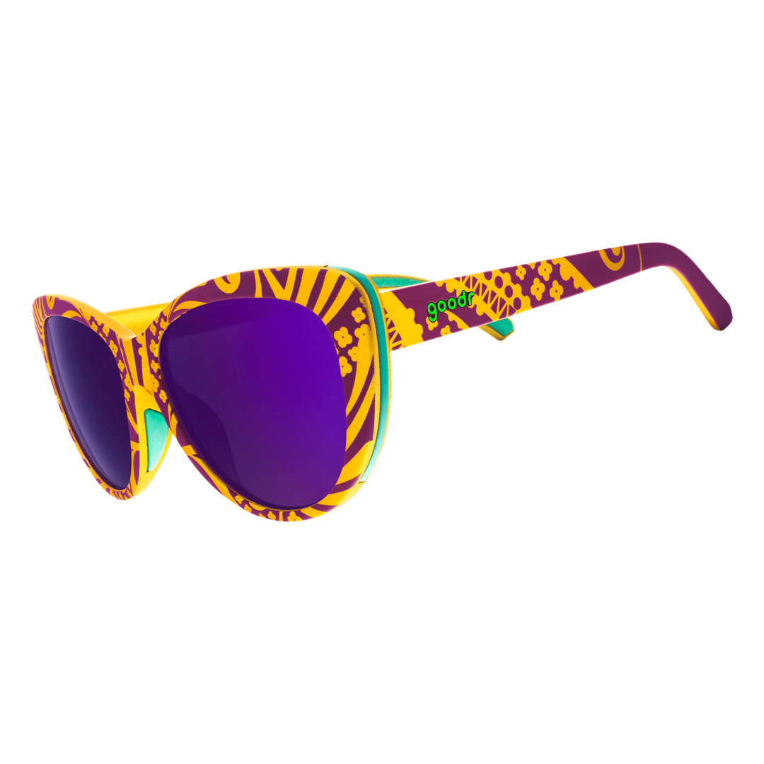 "Don't Ask How I Got These" Mardi Gras Glam G Polarized Sunglasses