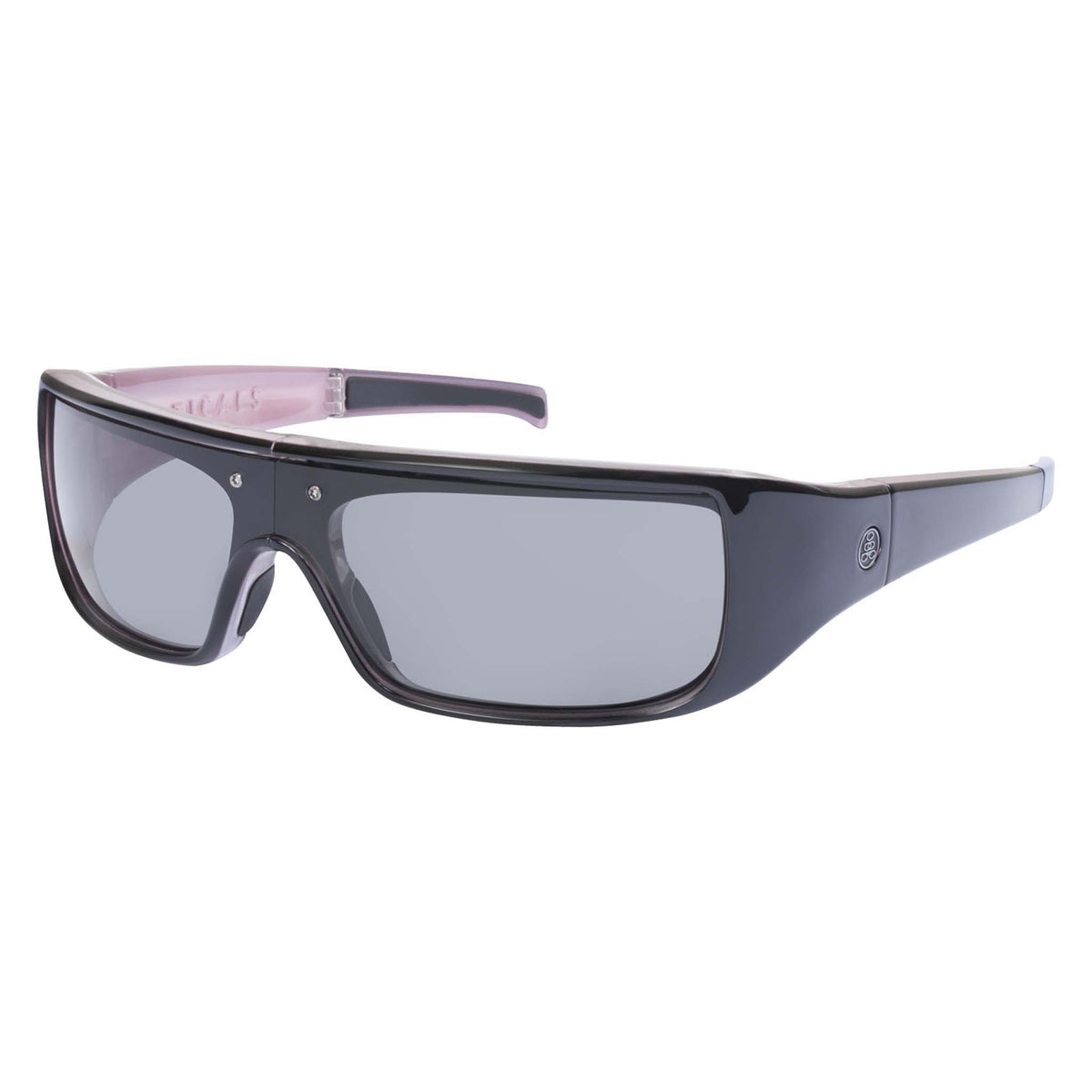 POPGEAR | Small Gloss Black/Pink Crystal | Polarized Gray | Popticals