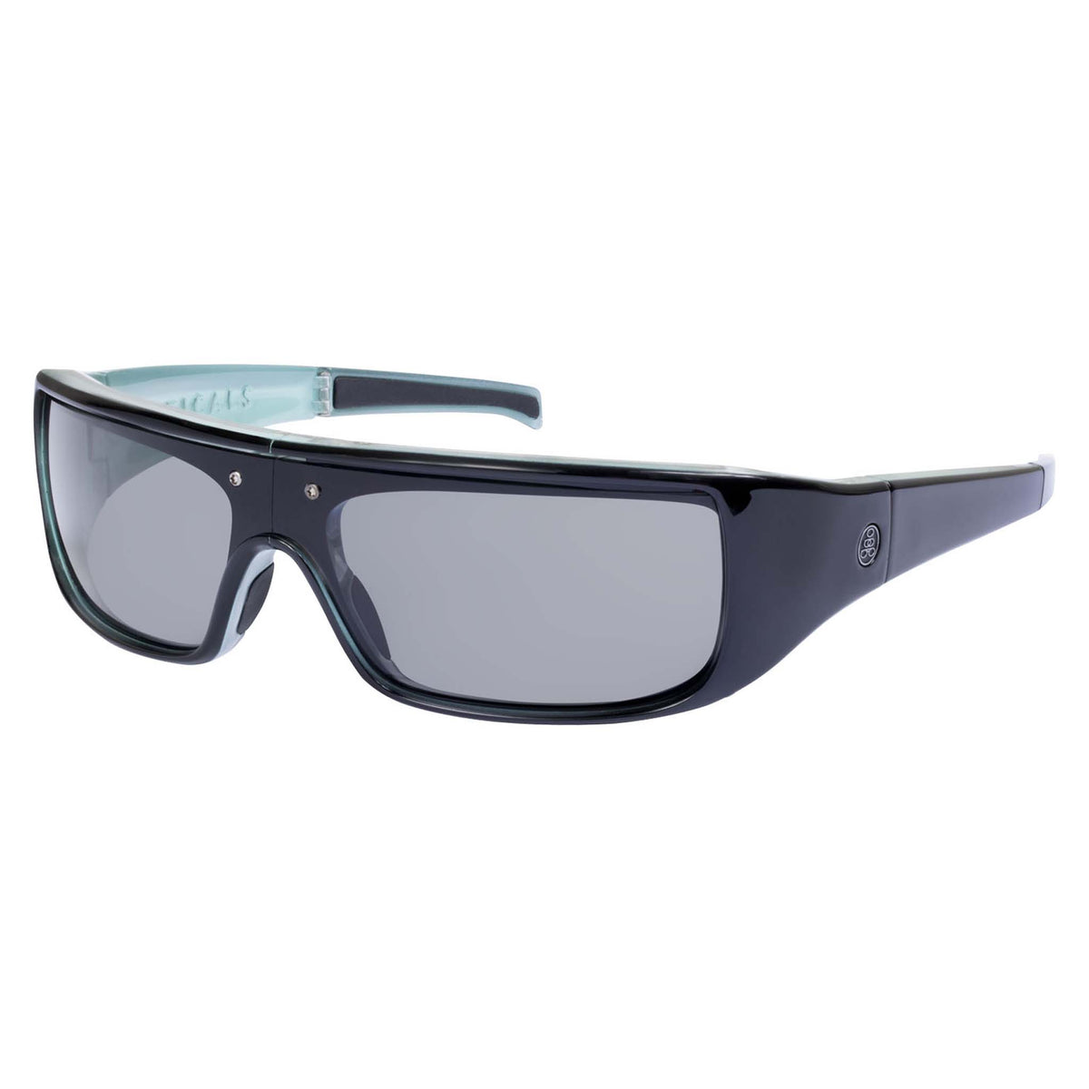 POPGEAR | Small Gloss Black/Blue Crystal | Polarized Gray | Popticals