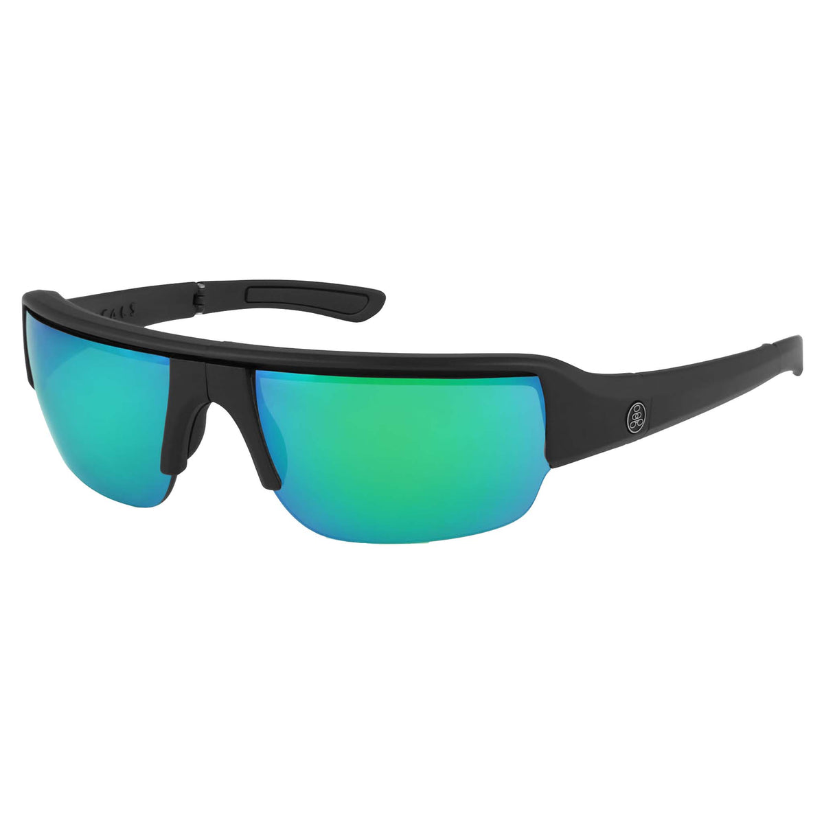POPGUN | Matte Black | Polarized Gray/Green Mirror | Popticals