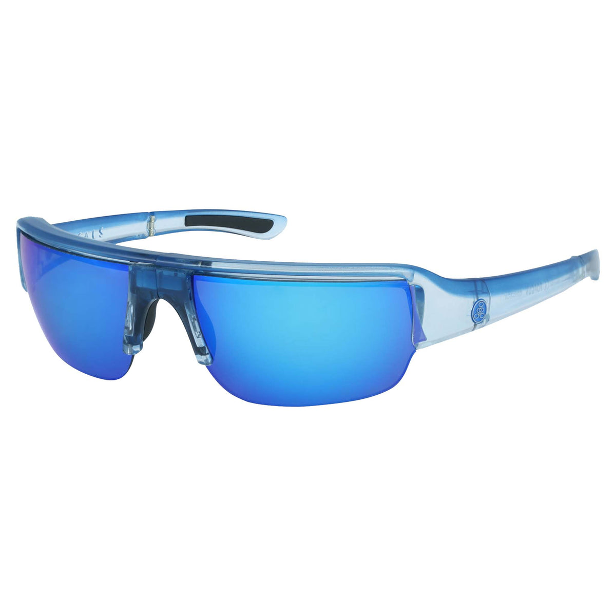 POPGUN | Gloss Blue/Clear Crystal | Polarized Gray/Blue Mirror | Popticals