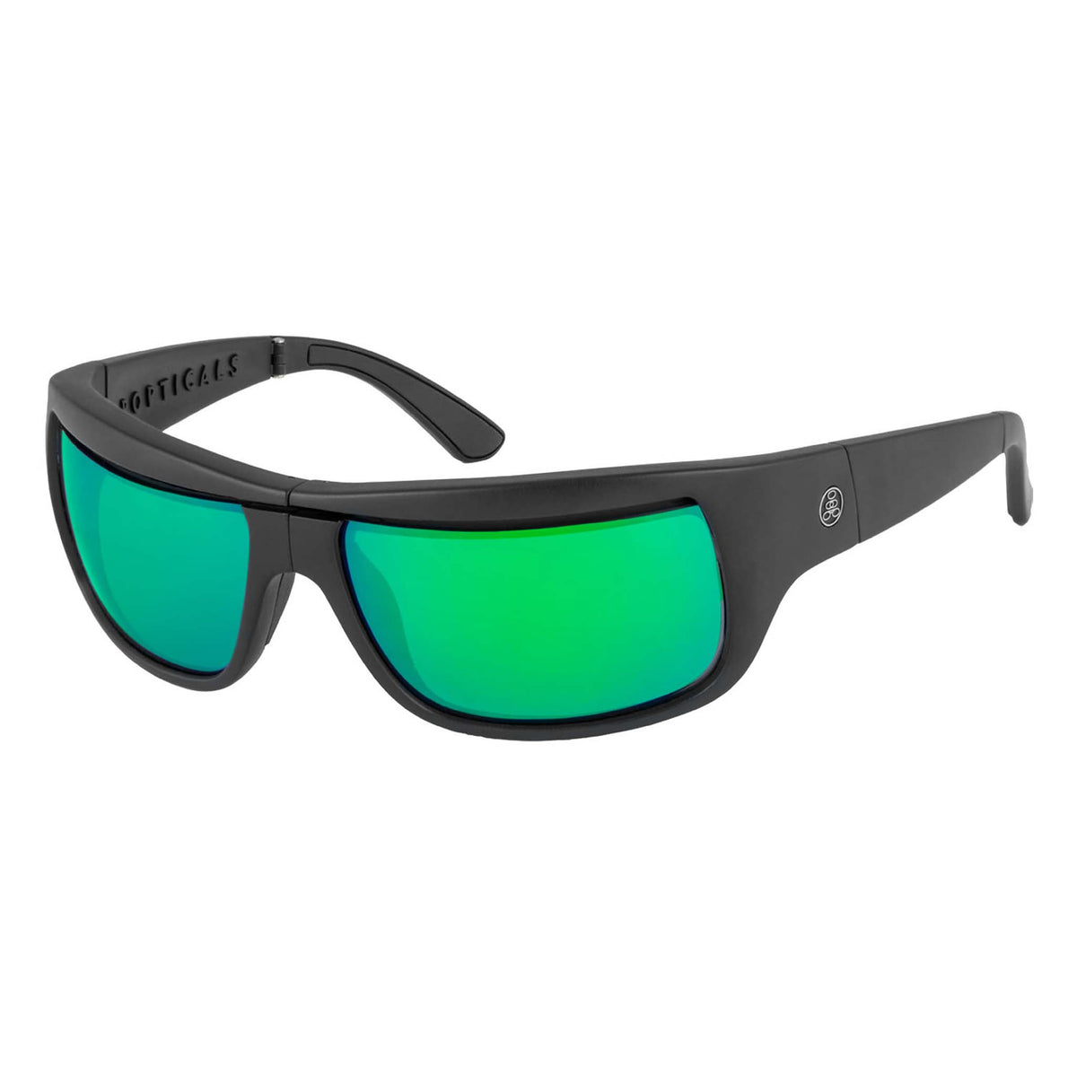 POPH2O | Matte Black | Polarized Gray/Green Mirror | Popticals