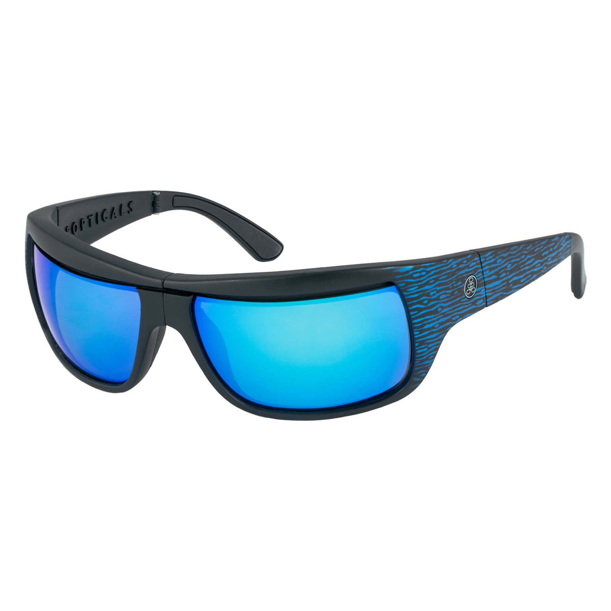 POPH2O | Blue/Black Wood Grain | Gray/Blue Mirror | Popticals