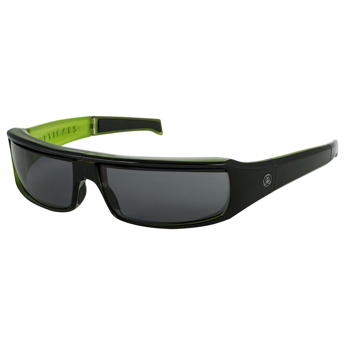 POPSIGN | Gloss Black/Green Crystal | Polarized Gray | Popticals