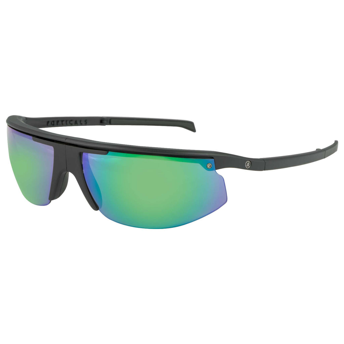 POPSTAR | Matte Black | Polarized Gray/Green Mirror | Popticals