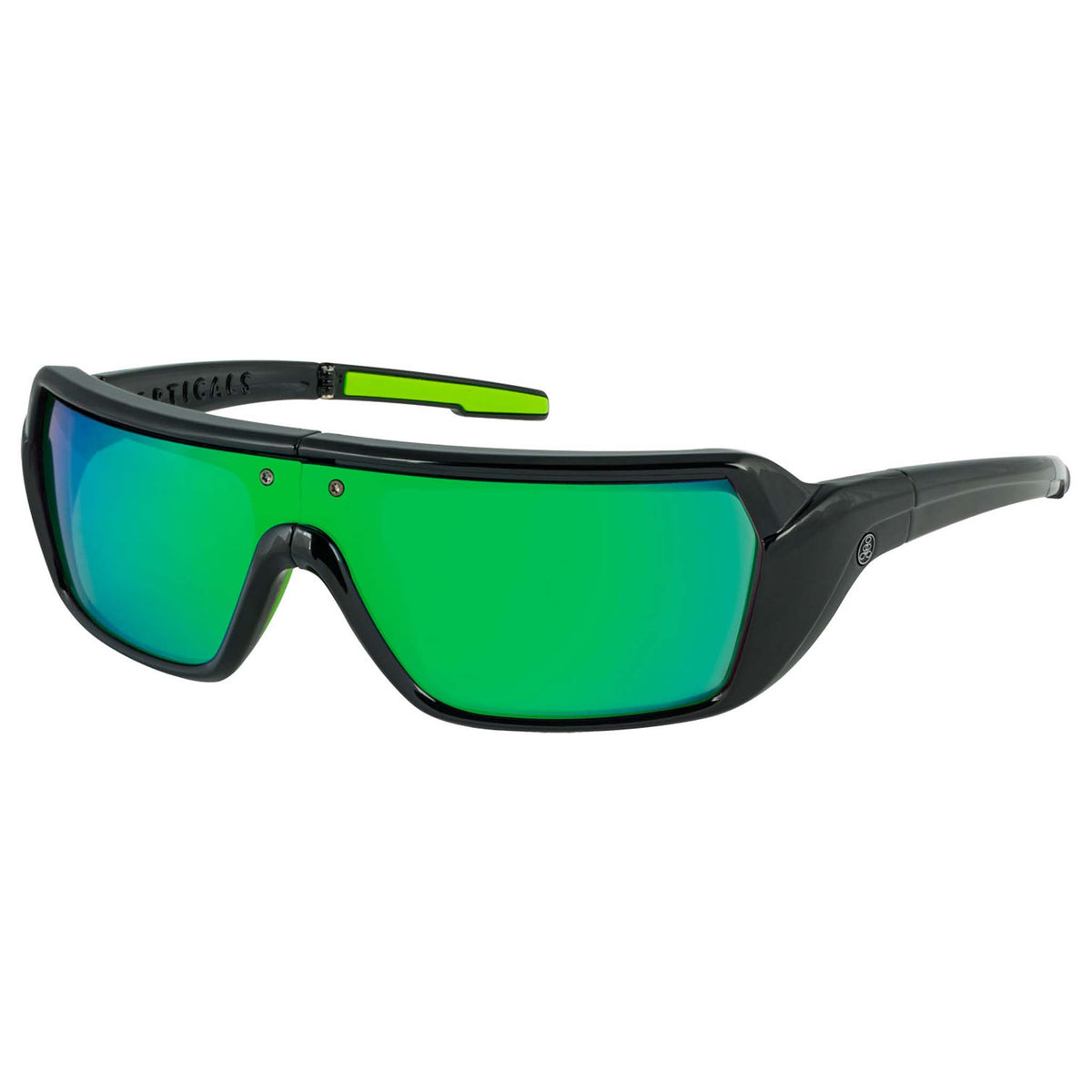 POPSTORM | Gloss Black | Non-Polarized Gray/Green Mirror | Popticals