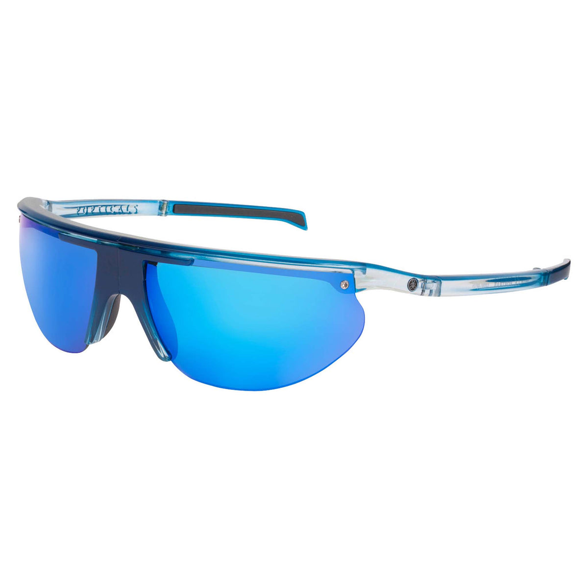POPTRAIL | Small Gloss Blue/Crystal | Polarized Gray/Blue Mirror | Popticals