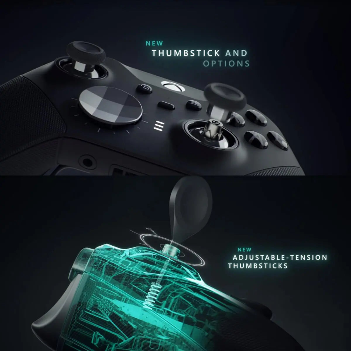 MODDEDZONE BLUE NEBULA XBOX ELITE SERIES 2 CUSTOM MODDED CONTROLLER