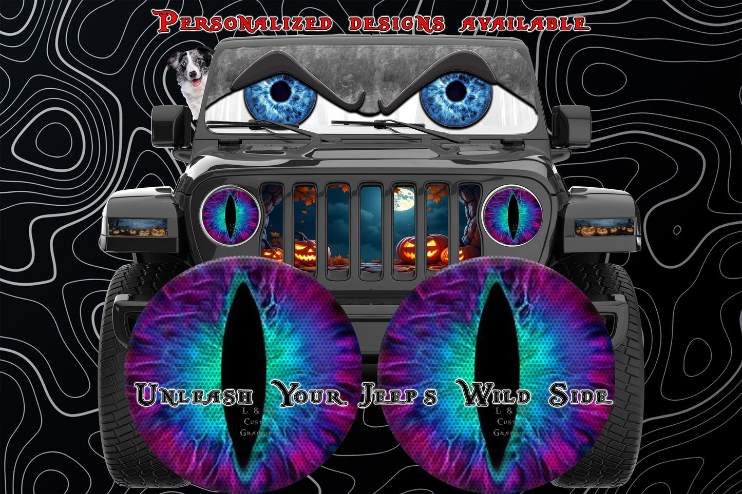 Blue and teal Cate eyes