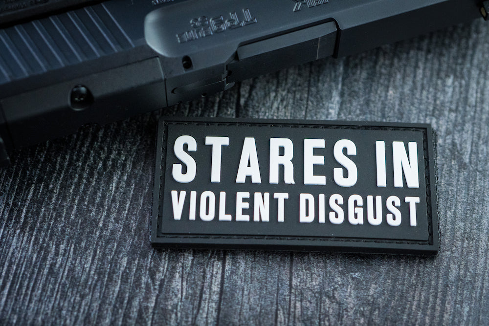 Stares In Violent Disgust Patch