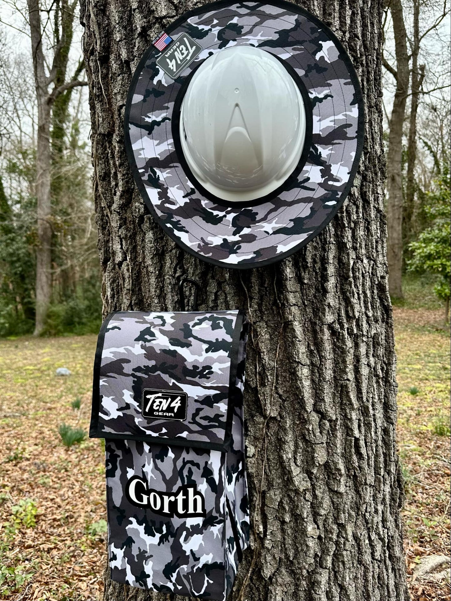 Urban Camo Hard Hat Sun Shade Visor – Water-Resistant Worksite Visor for Full Brim & Kask Hard Hats