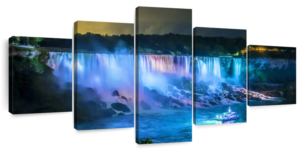 Colorful Niagara Falls Wall Art