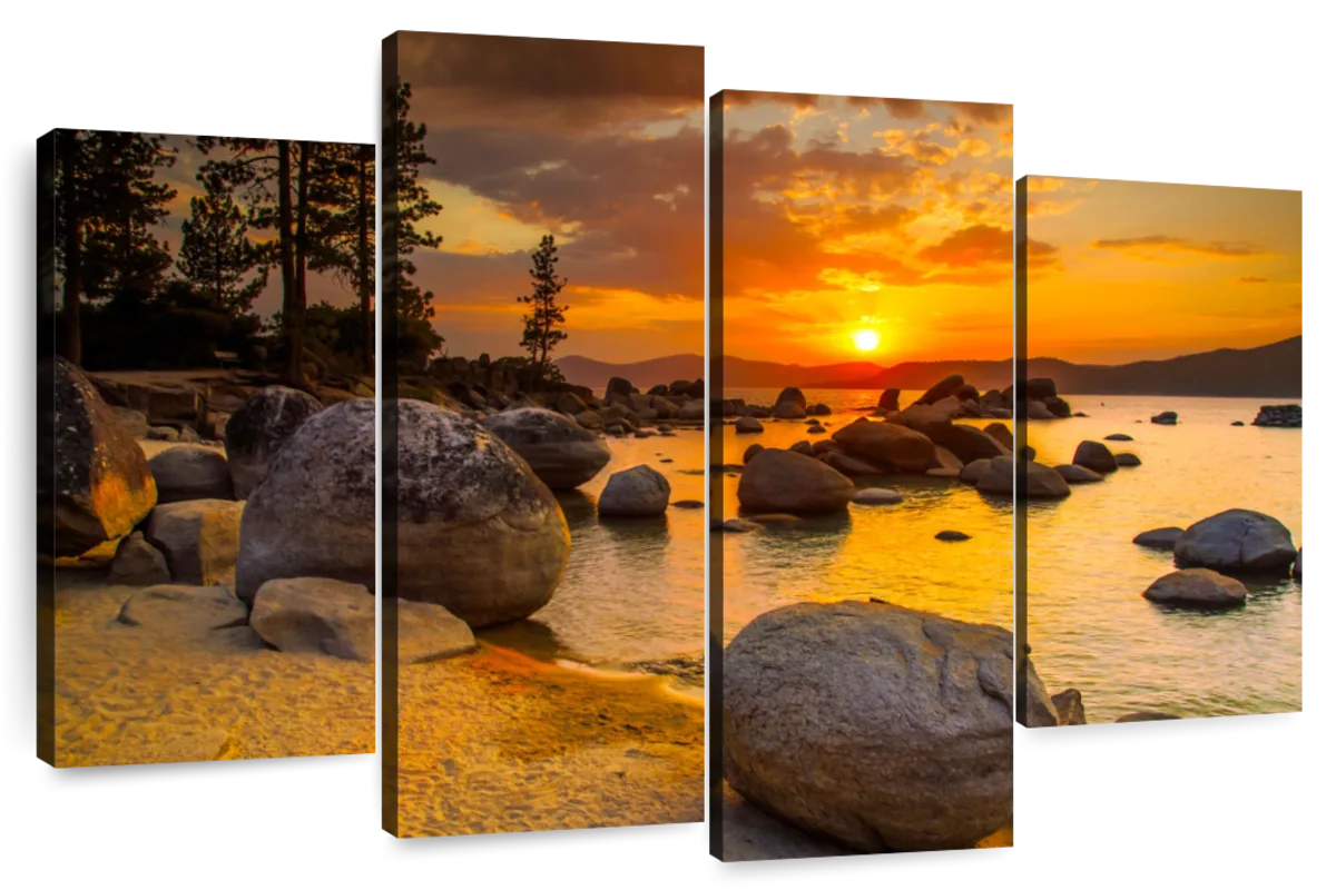 Lake Tahoe Twilight Wall Art