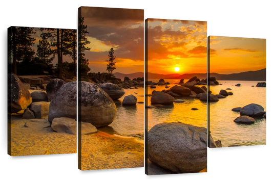 Lake Tahoe Twilight Wall Art