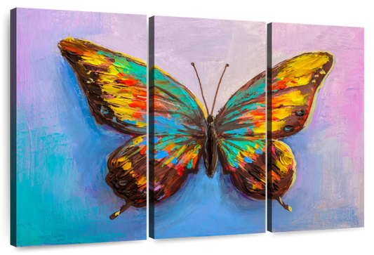 Multicolored Butterfly Wall Art