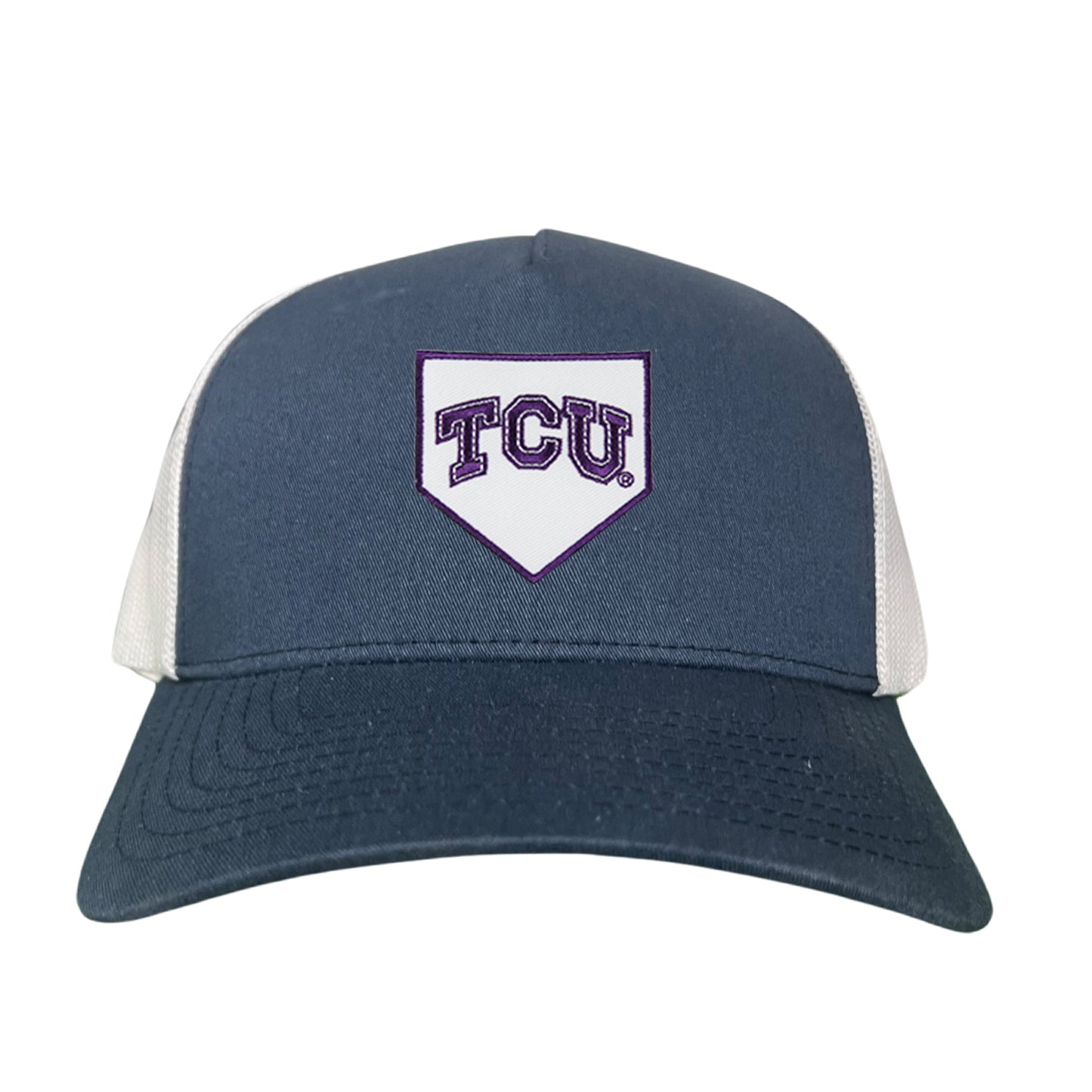TCU Horned Frogs Baseball Cap Home Plate / Hat / TCU025 / 221 / MM