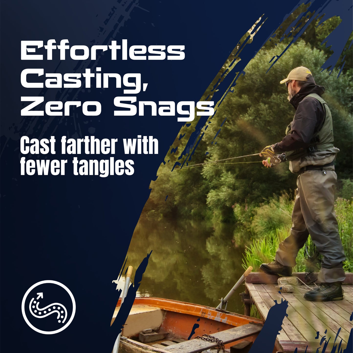 Reaction Tackle BRAIDED IN THE USA Fishing Line- 5X- NEW