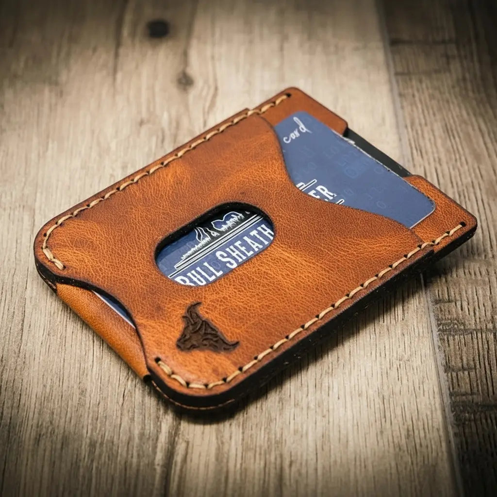 The Keller Money Clip - Chestnut Brown