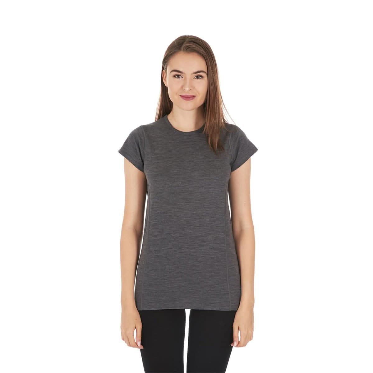 Lightweight Women's T-Shirt Crew Top - 100% Merino Wool