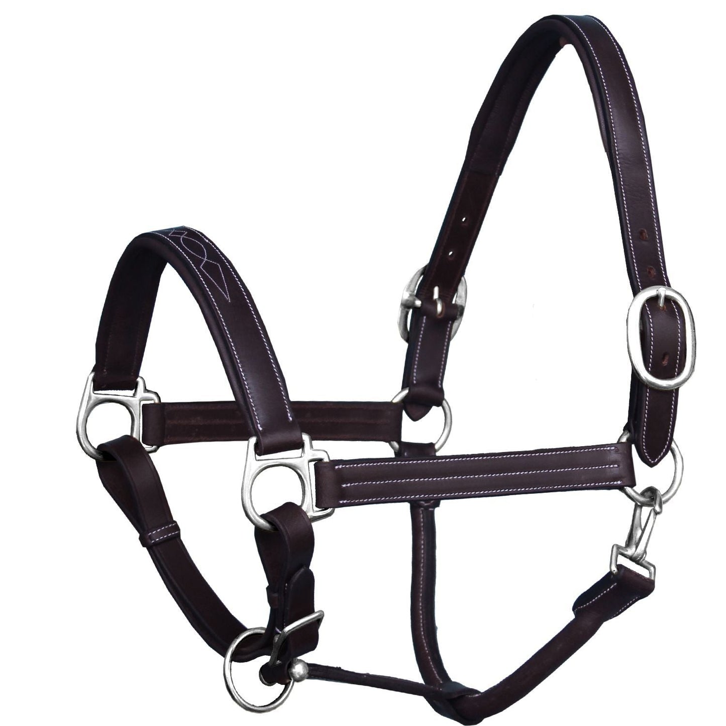 ExionPro Triple Stitched Halter - Brass Nickel Hardware