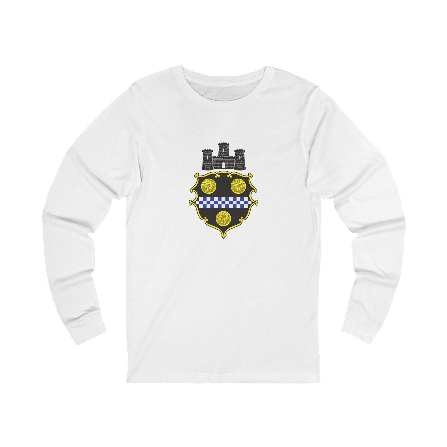 City of Pittsburgh Coat of Arms Long Sleeve Tee Shirt
