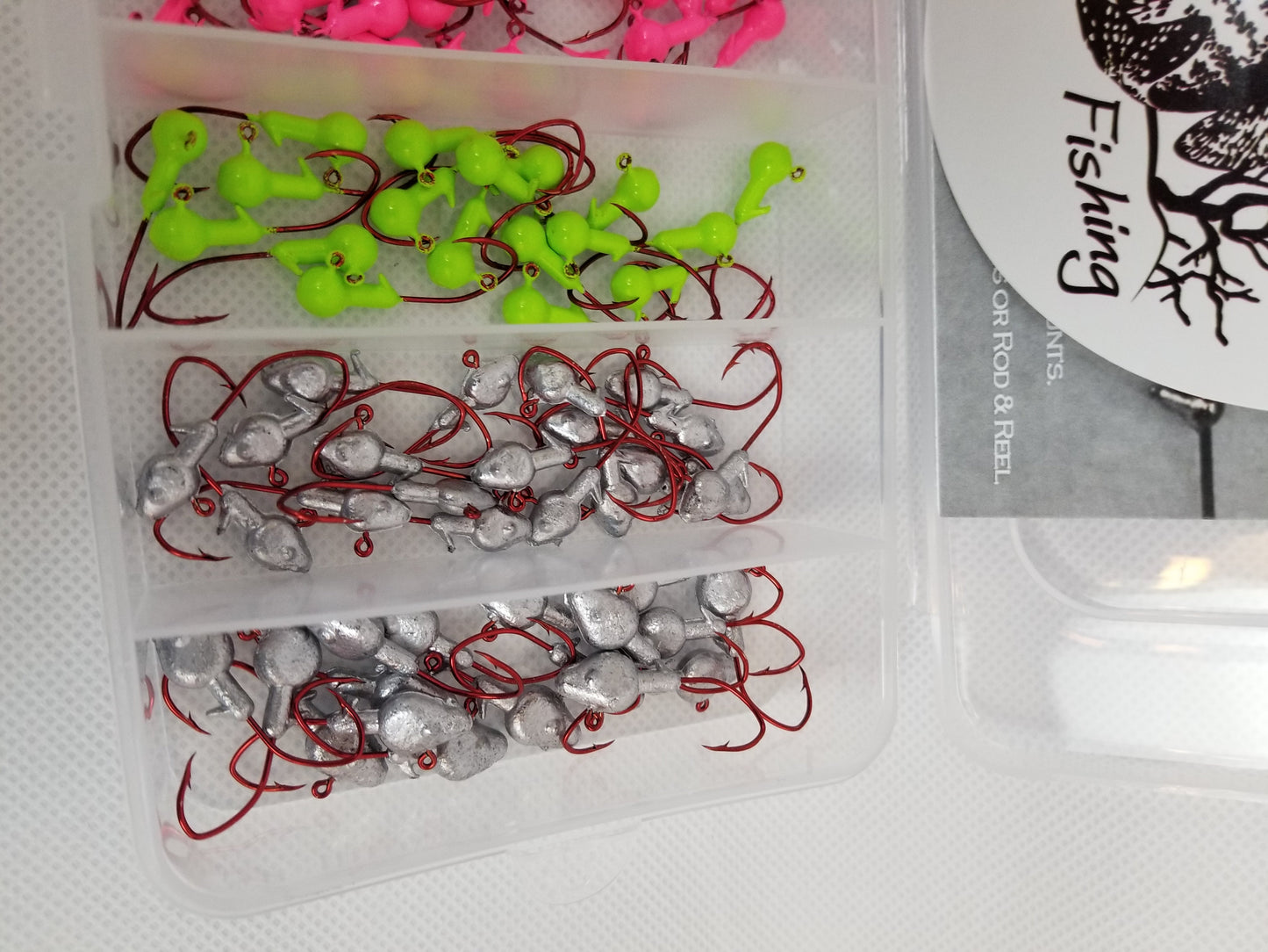 Cam's 60pc. 1/16 Hand Painted Assortment "Nasty Bend Hooks" Jighead Kit