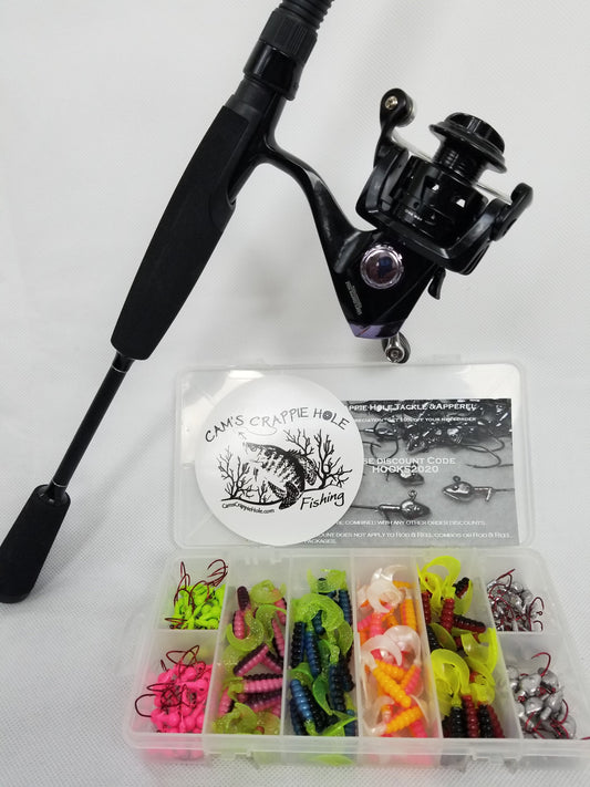 Cam's "Black Onyx"(10+1) Magic Stik 6'6 Rod and Reel Combo Kit