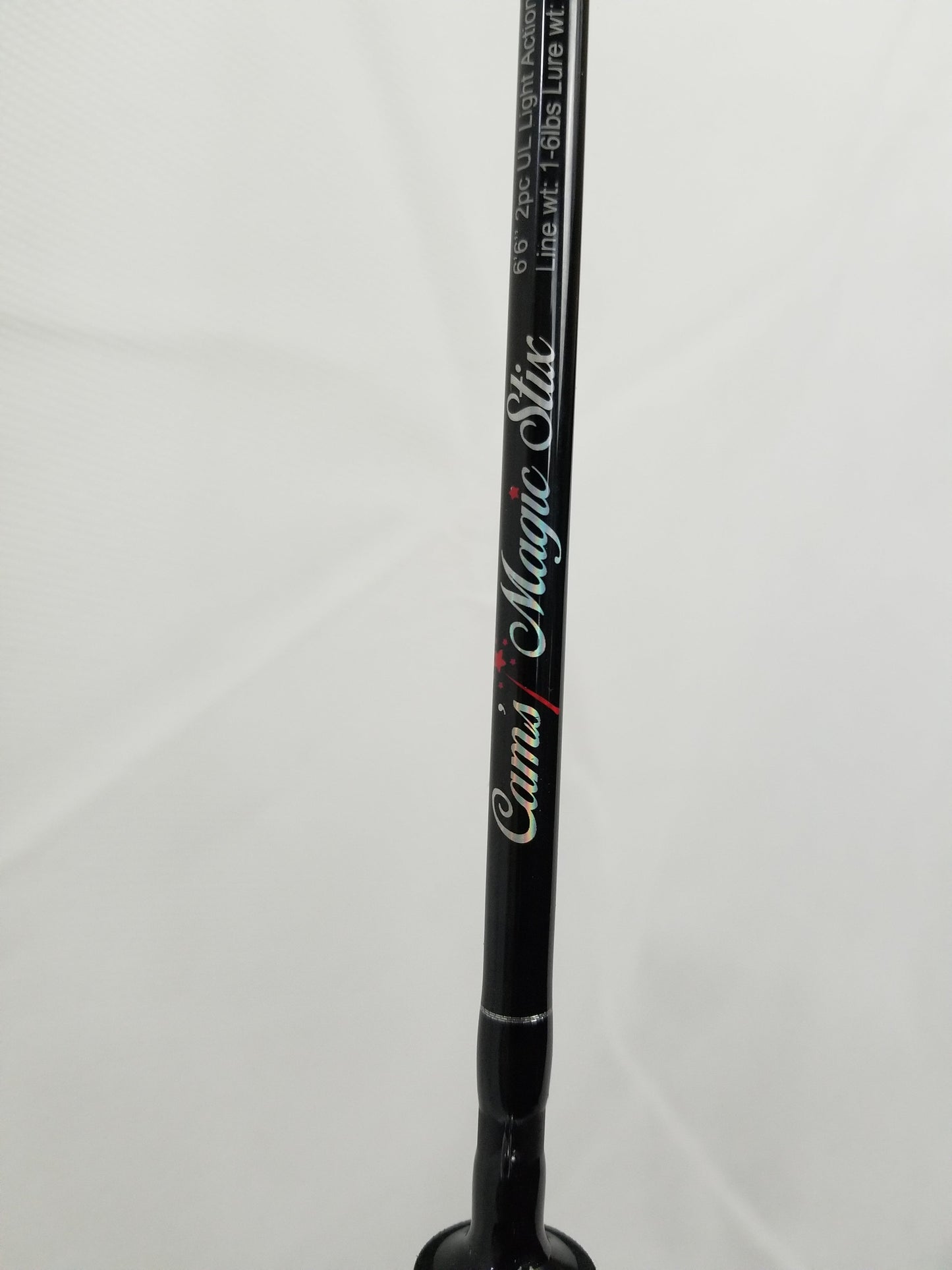 Cam's "Black Onyx"(10+1) Magic Stik 6'6 Rod and Reel Combo Kit
