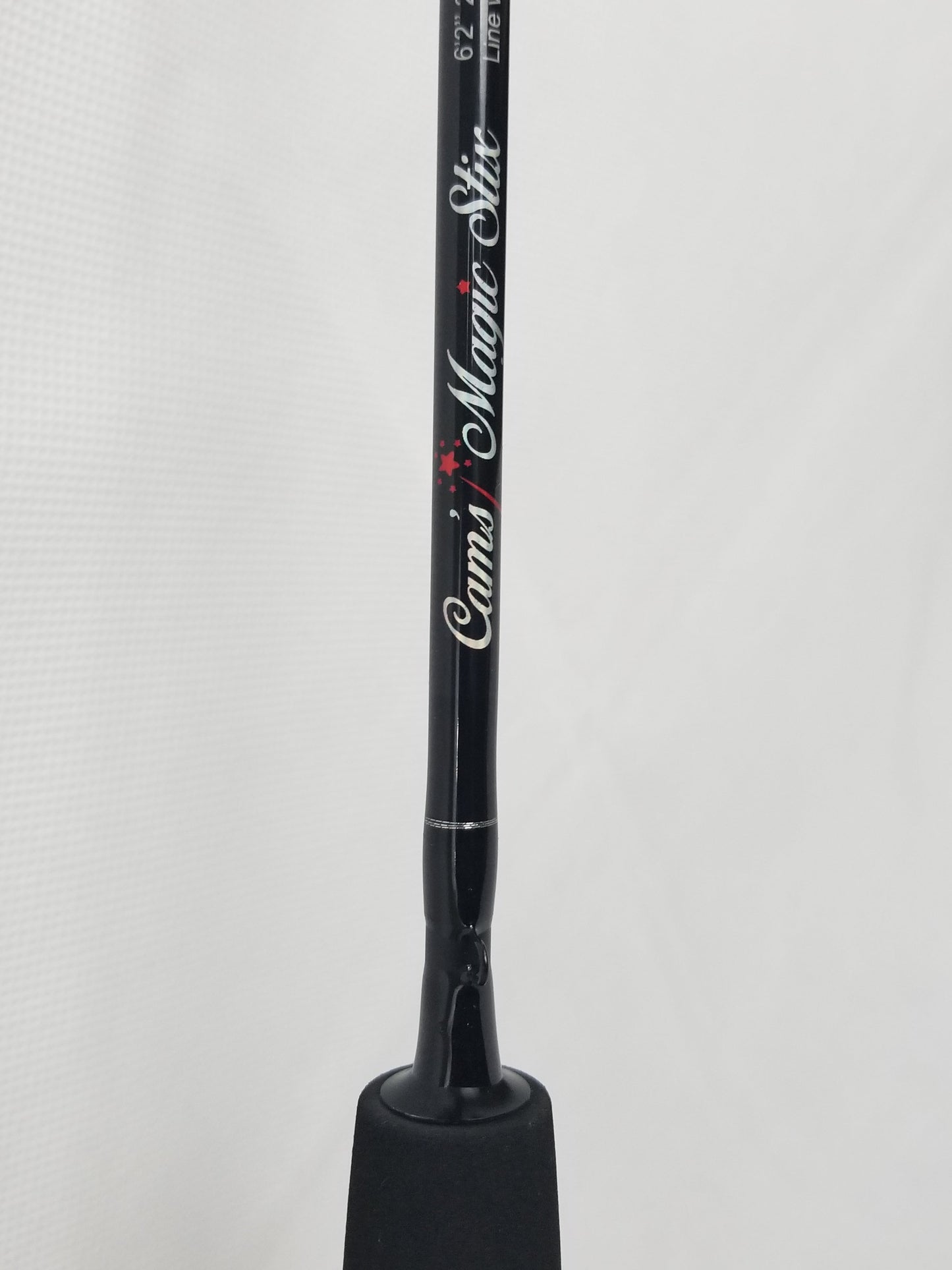 Cam's 6'2"  (8+1) BB Black & Red "War Horse" Magic Stik Rod & Reel Combo