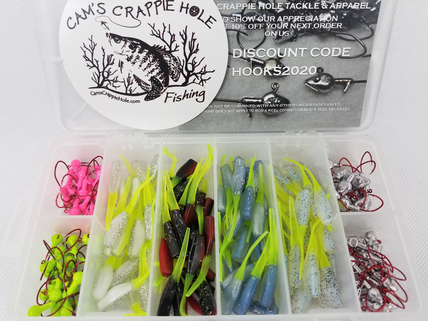 Cam's Complete Stinger Shad [Hologram Flake] Starter Assortment Package Kit
