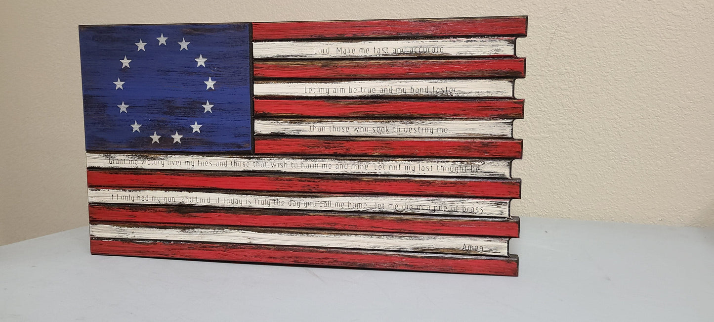 Mini American Flag Gun Concealment Case