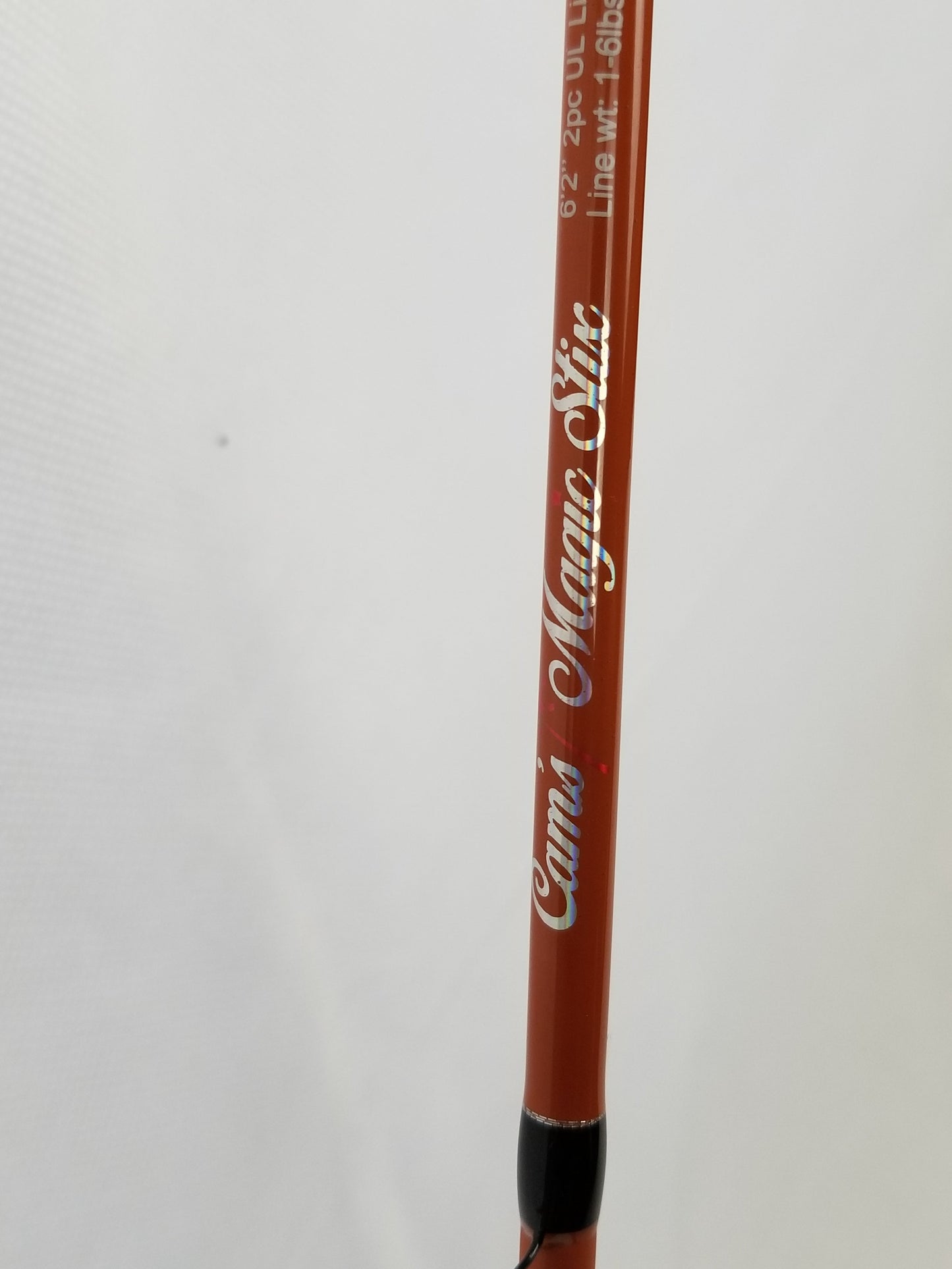 Cam's "Orange Poseidon"  6'2 ( 6+1 BB) Spinning Rod and Reel Combo